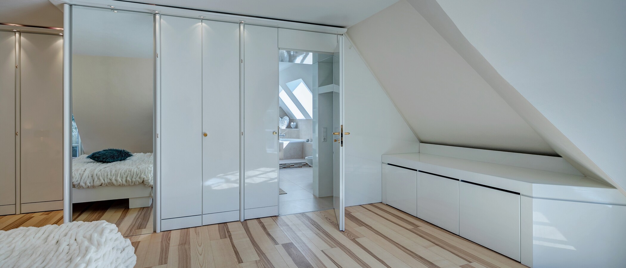 appartement avec terrasse sur le toit München Menterschwaige 03 chambre 11267