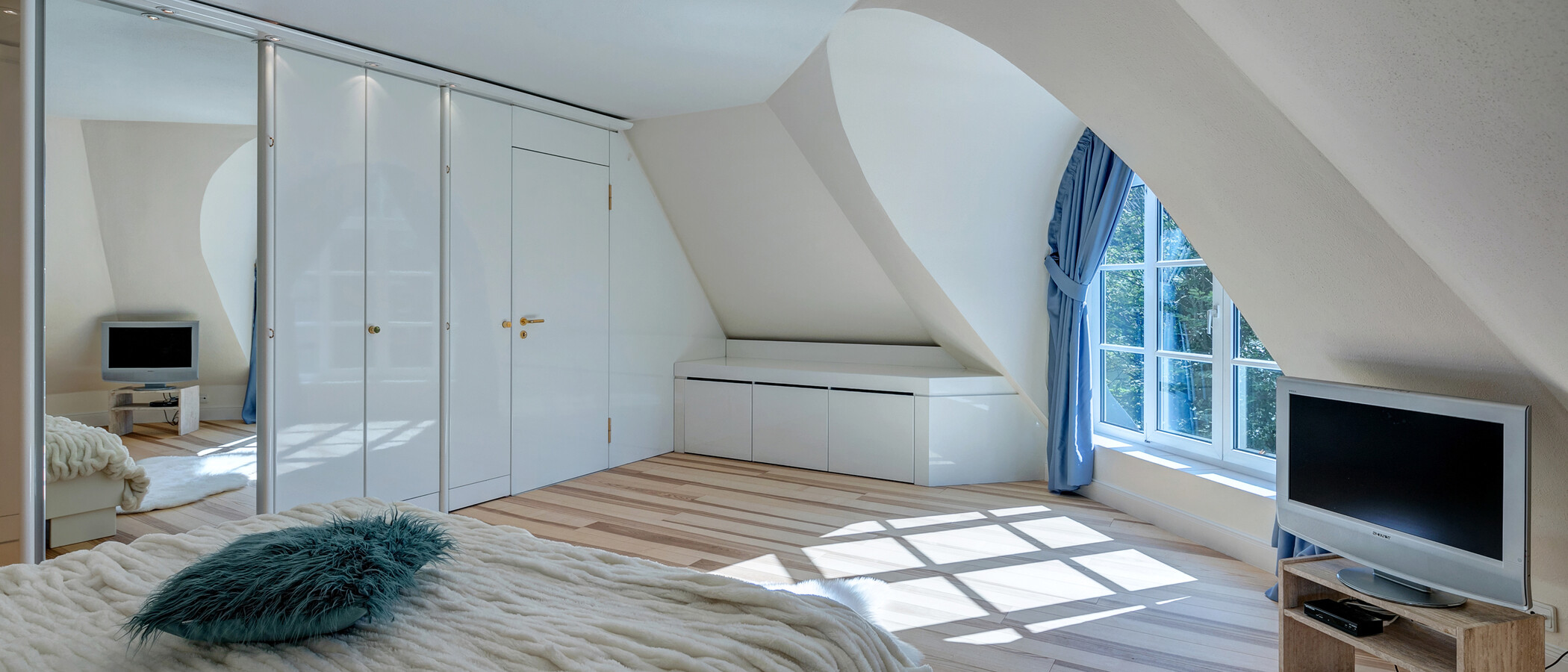 appartement avec terrasse sur le toit München Menterschwaige 04 chambre 11267