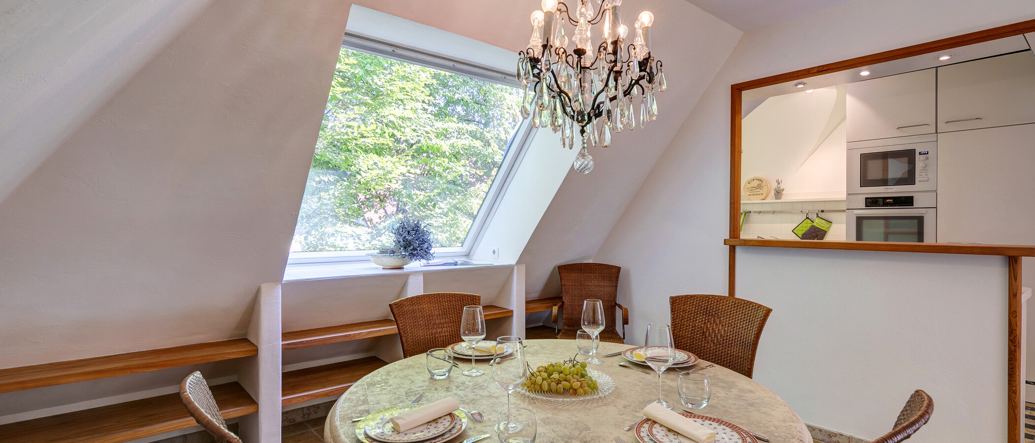 appartement avec terrasse sur le toit München Menterschwaige 02 salle à manger 11267