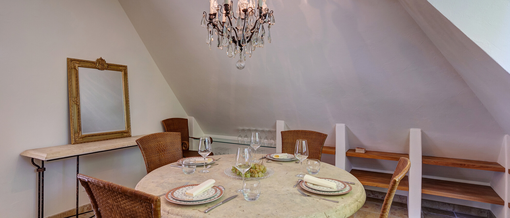 appartement avec terrasse sur le toit München Menterschwaige 04 salle à manger 11267