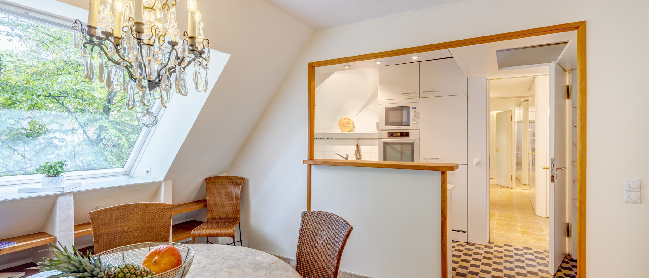 appartement avec terrasse sur le toit München Menterschwaige 04 salle à manger 11267