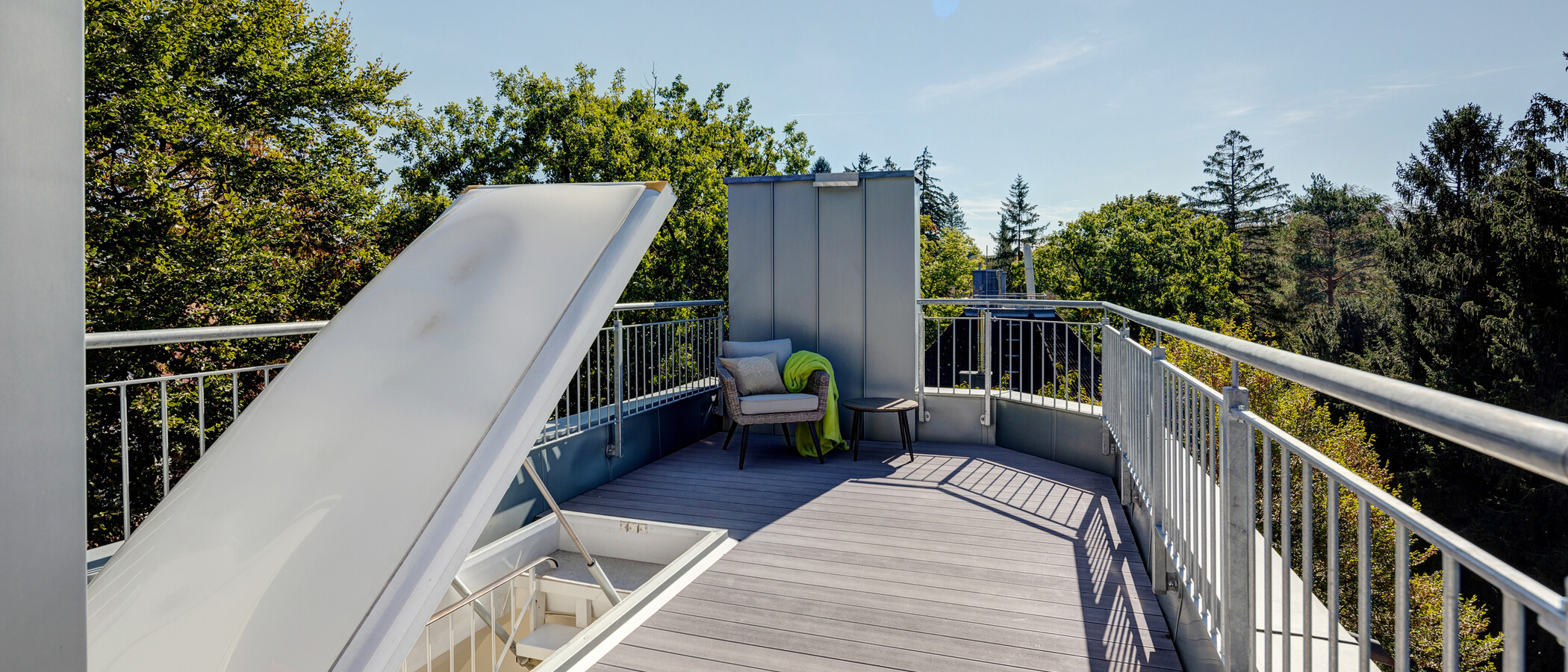 appartement avec terrasse sur le toit München Menterschwaige 03 terrasse sur le toit 11267