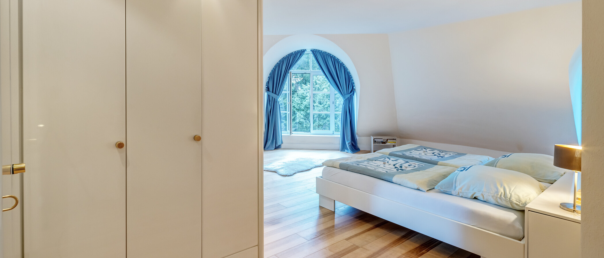 appartement avec terrasse sur le toit München Menterschwaige 01 1ère chambre 11267