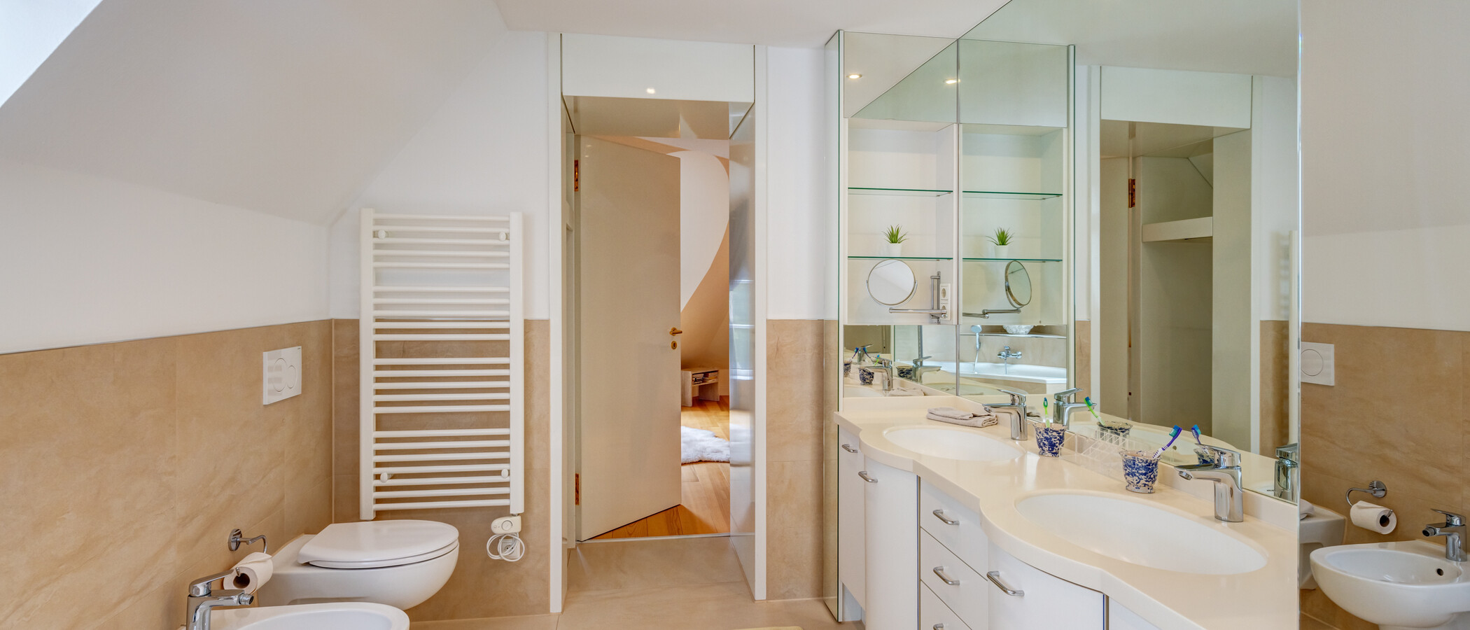 appartement avec terrasse sur le toit München Menterschwaige 02 1ère salle de bain 11267