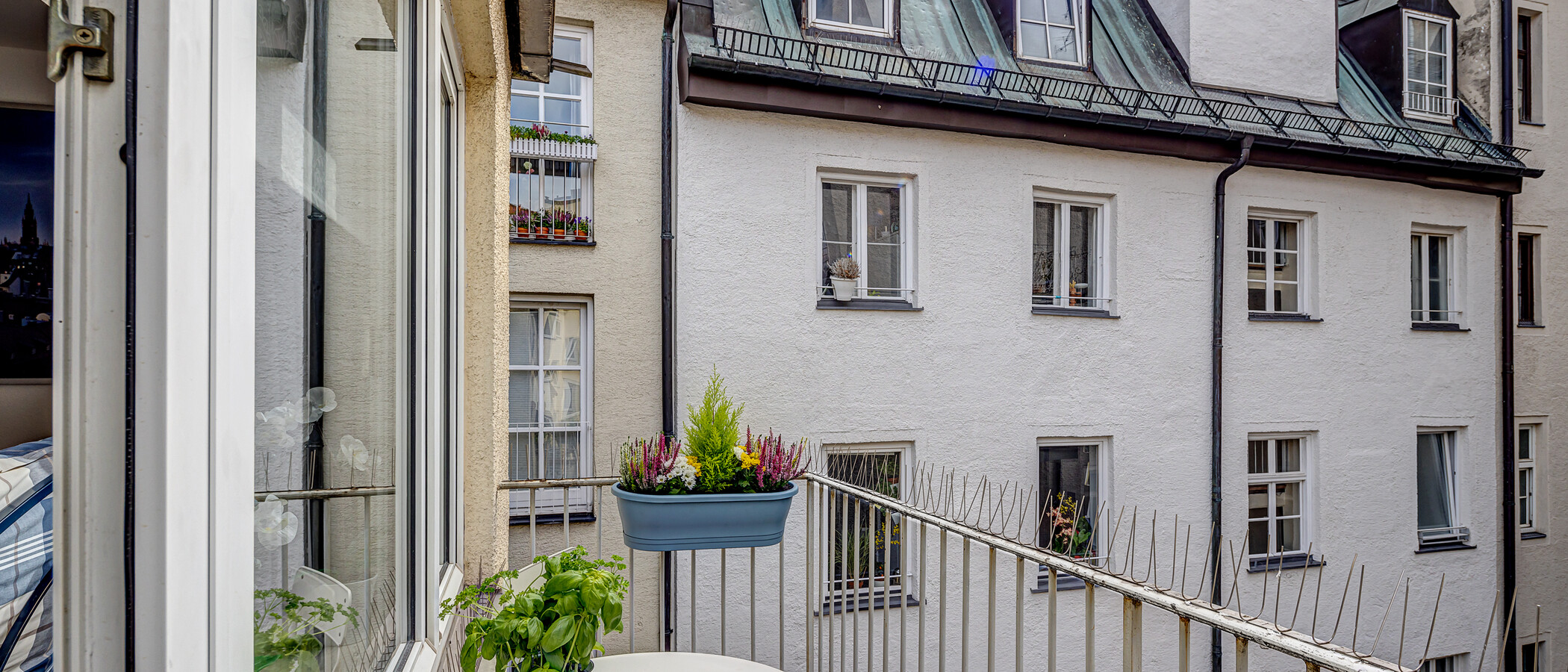appartement München Lehel 01 balcon 11273