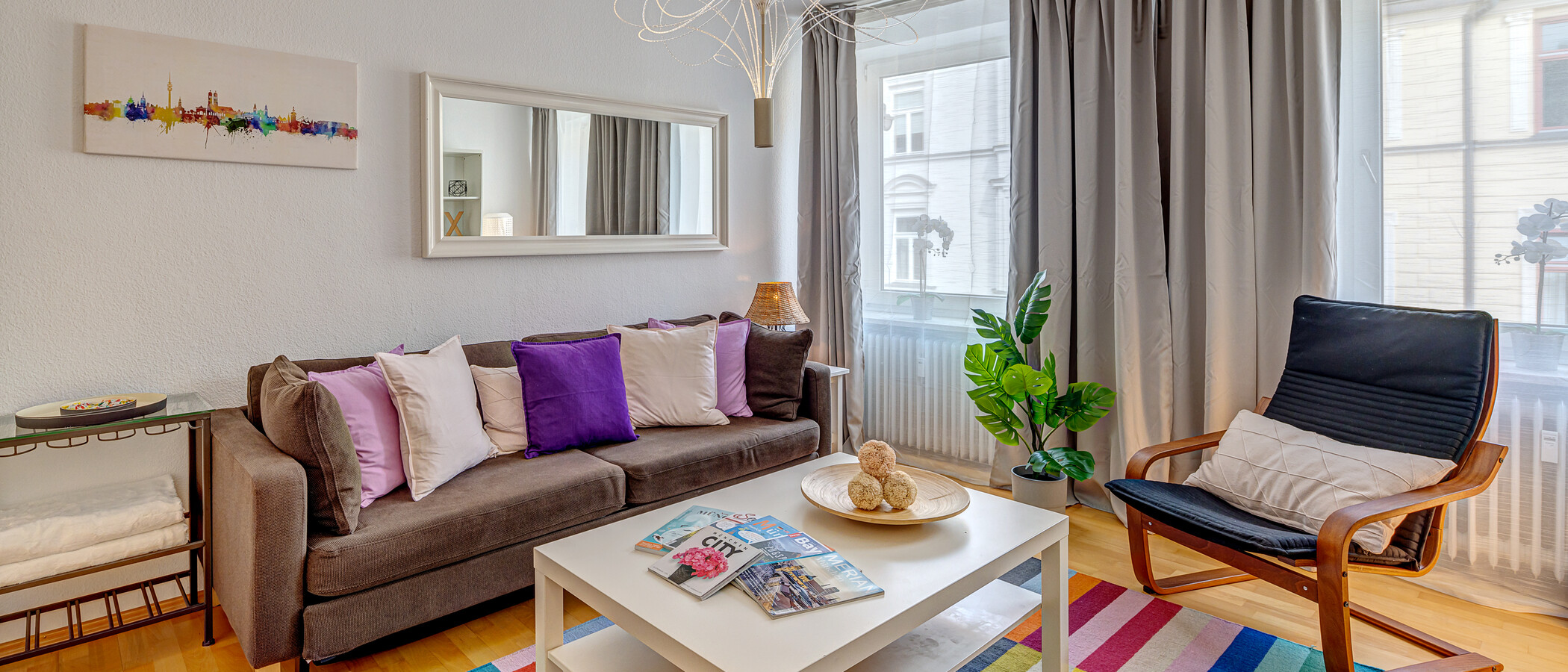appartement München Lehel 03 pièce à vivre 11273