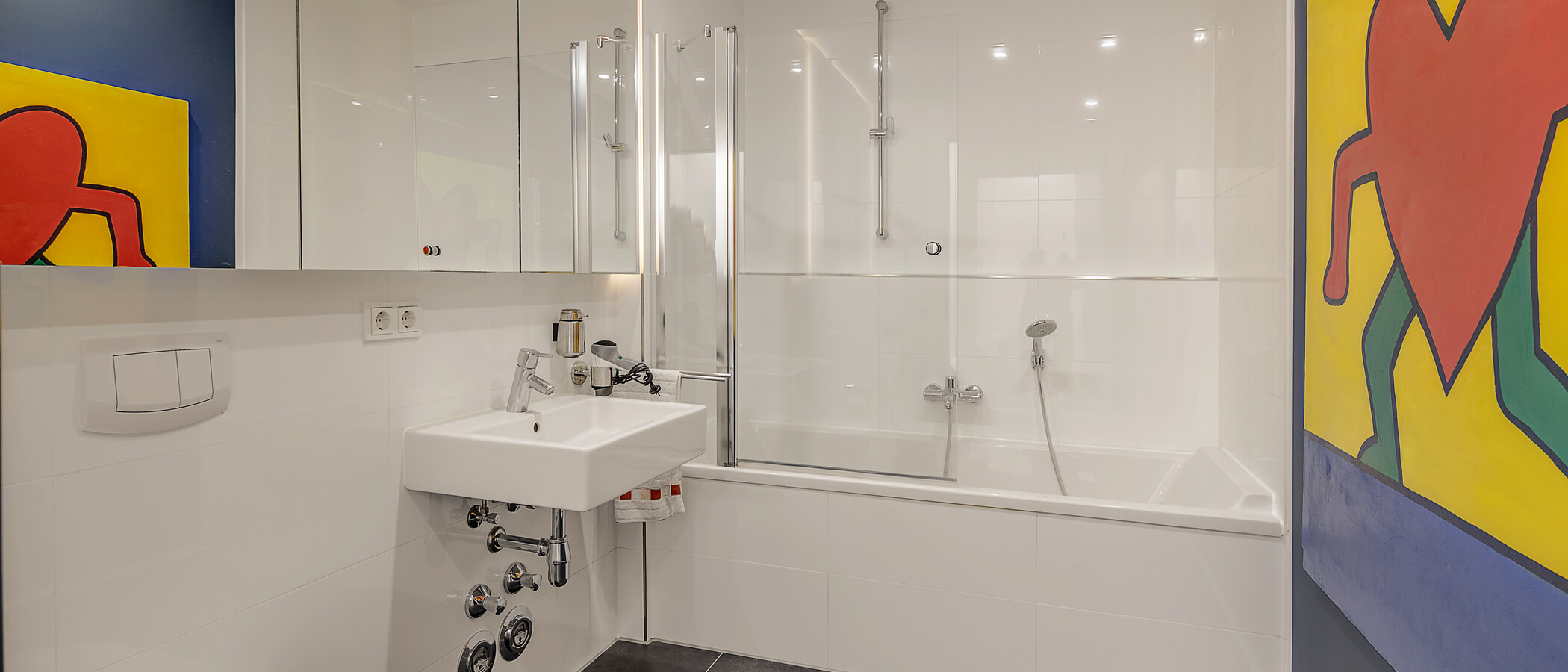 appartement München Schwabing-Nord (zw. Belgrad- & Leopoldstraße) 01 salle de bain 11278