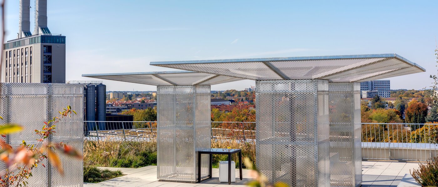 appartement München Obersendling 05 terrasse commune  11291