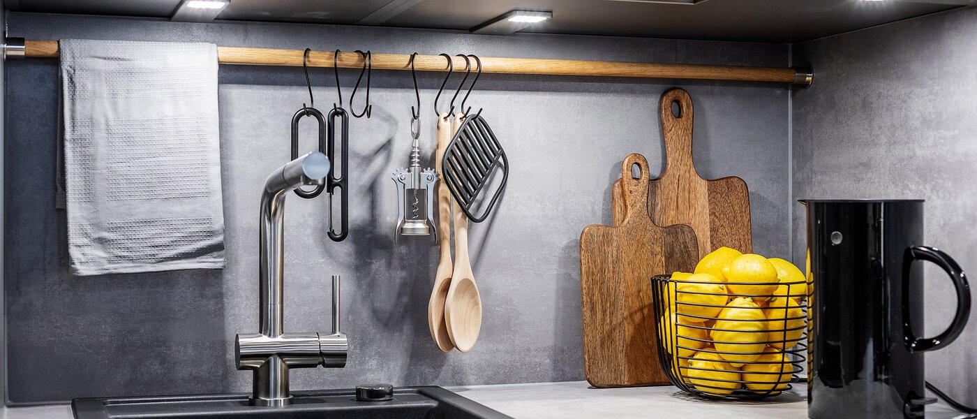 appartement style maisonnette avec mezzanine München Maxvorstadt 03 cuisine 11294