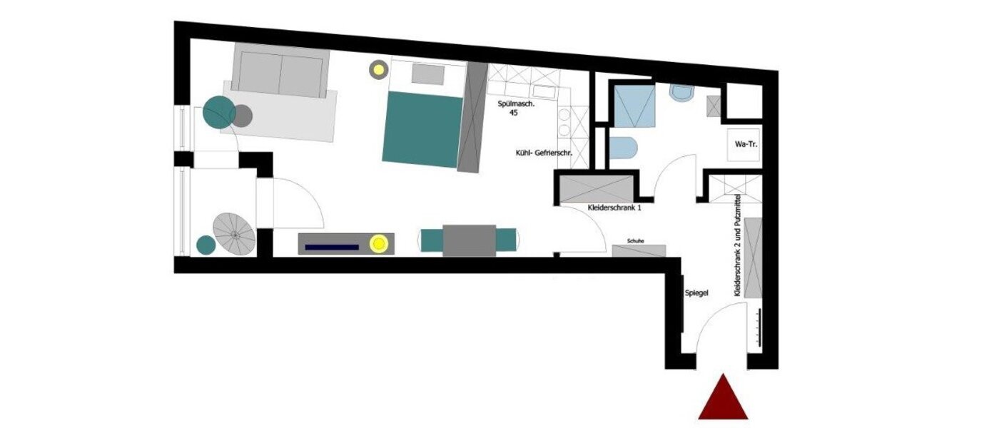 appartement München Bogenhausen 01 plan d'étage 11300