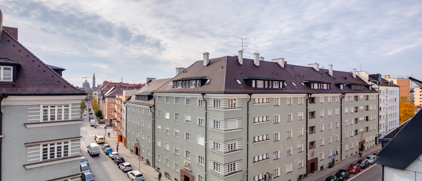 appartement avec terrasse sur le toit München Schwabing-West (rund um den Bonner Platz) 03 vue 11304