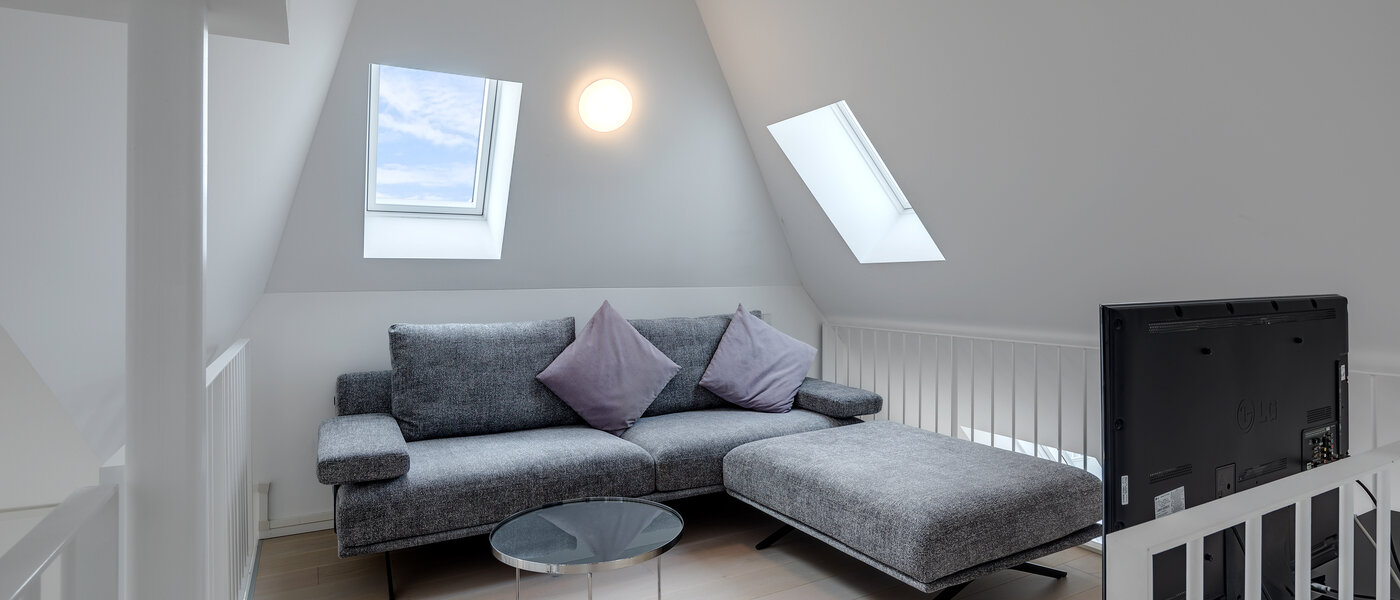 appartement avec terrasse sur le toit München Schwabing-West (rund um den Bonner Platz) 02 pièce à vivre 11304