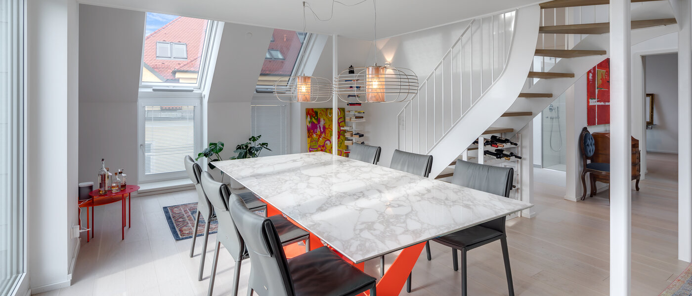 appartement avec terrasse sur le toit München Schwabing-West (rund um den Bonner Platz) 04 salle à manger 11304