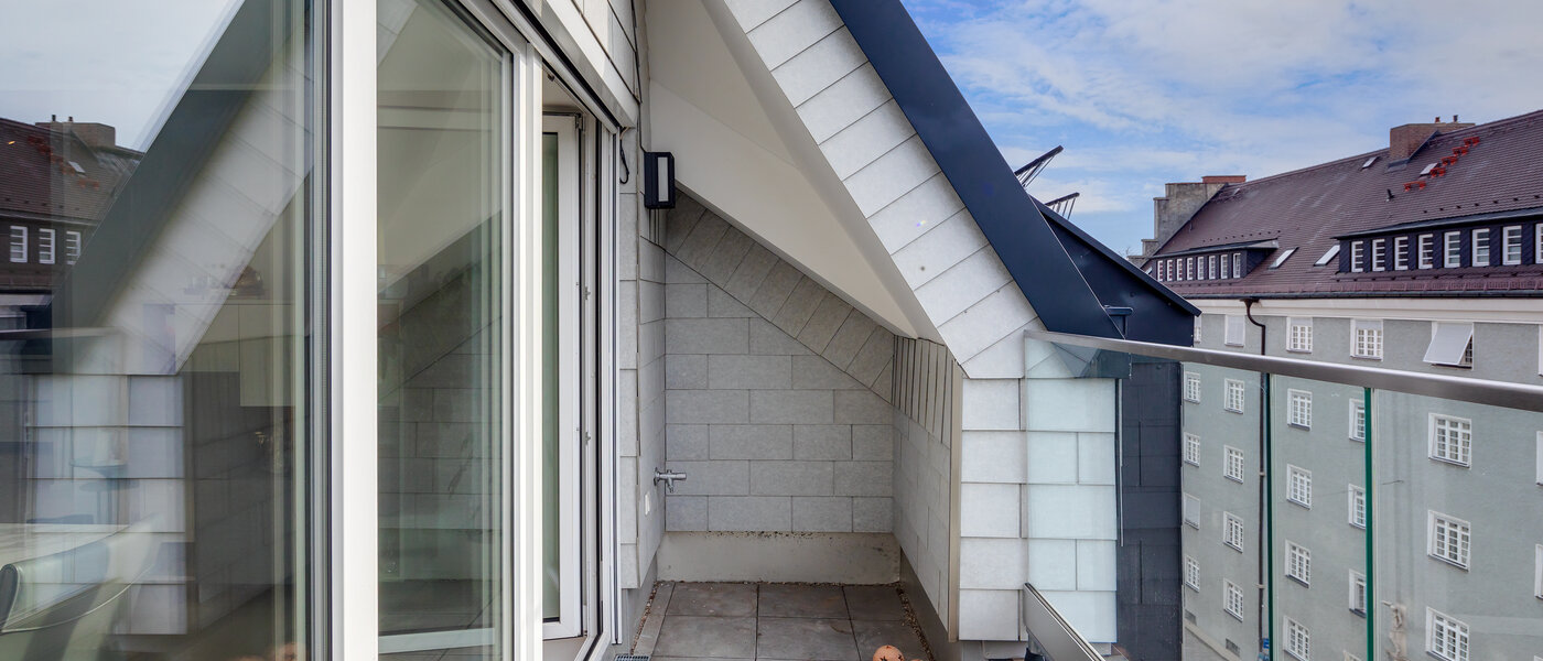 appartement avec terrasse sur le toit München Schwabing-West (rund um den Bonner Platz) 02 2ième terrasse sur le toit  11304