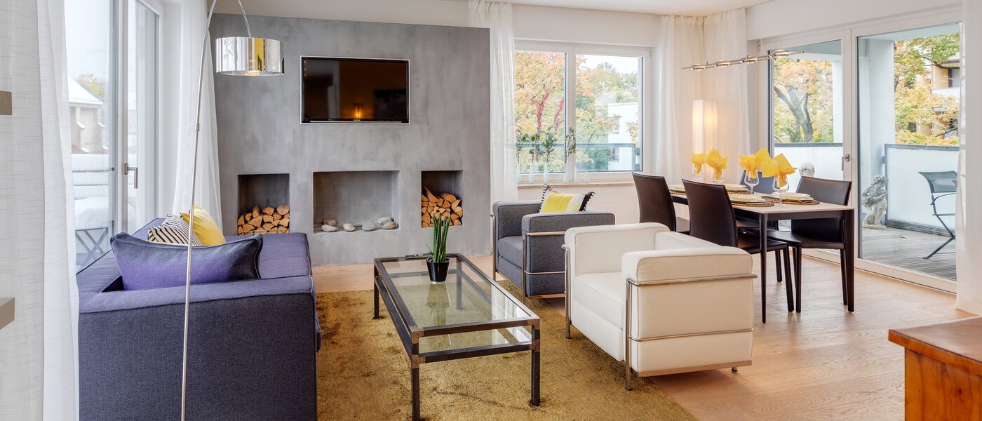 appartement München Schwabing-West 01 pièce à vivre 11349