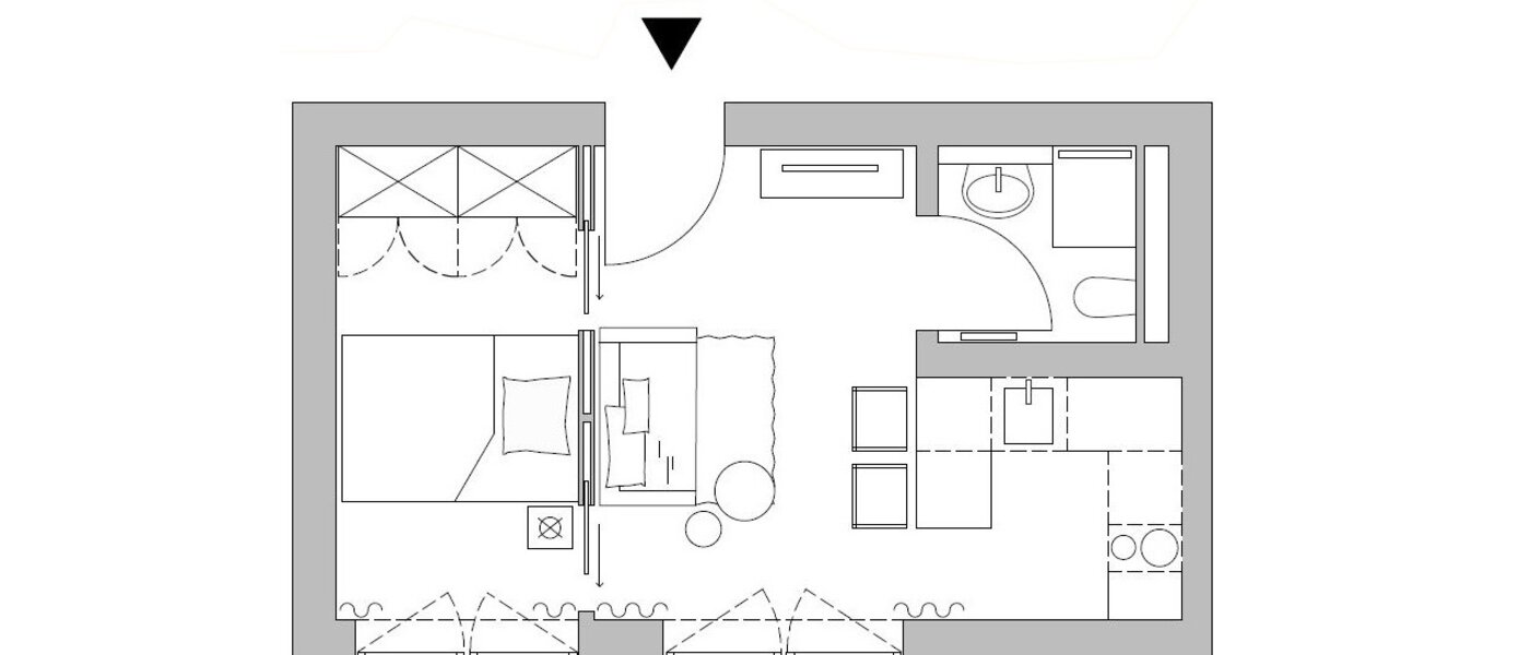 appartement München Obersendling 01 plan d'étage 11350