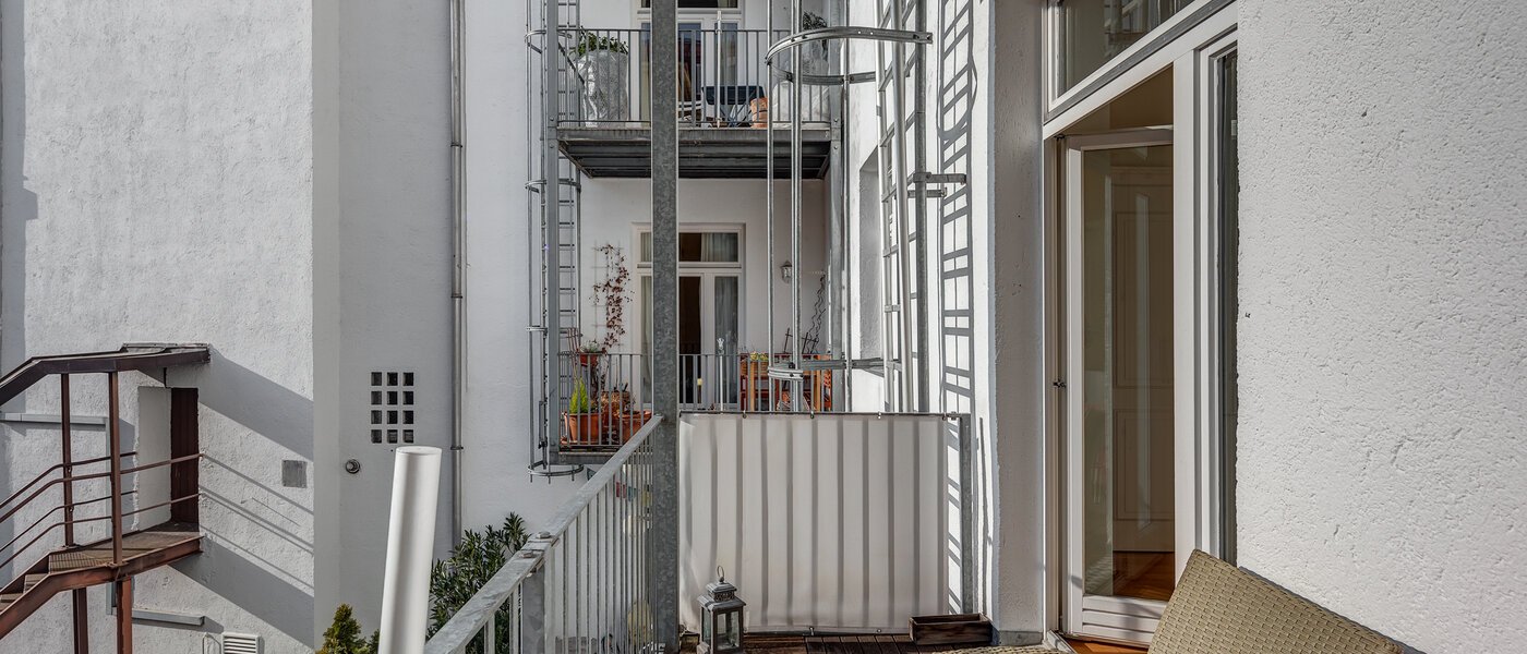 appartement München Glockenbachviertel 01 balcon 11395