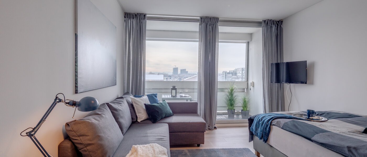 appartement München Arabellapark 01 pièce à vivre 11422