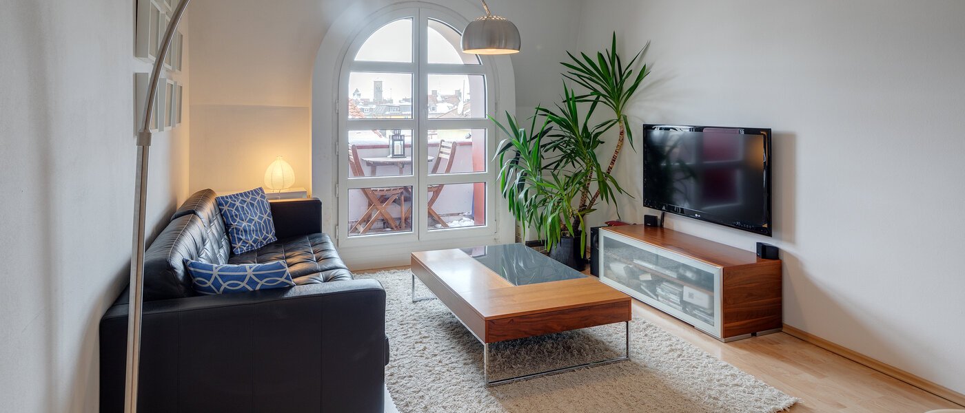 appartement sous les toits München Schwanthalerhöhe 02 pièce à vivre 11426