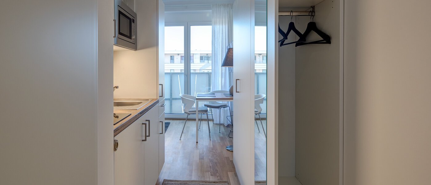 studio München Messestadt Riem 01 entrée/couloir 11435