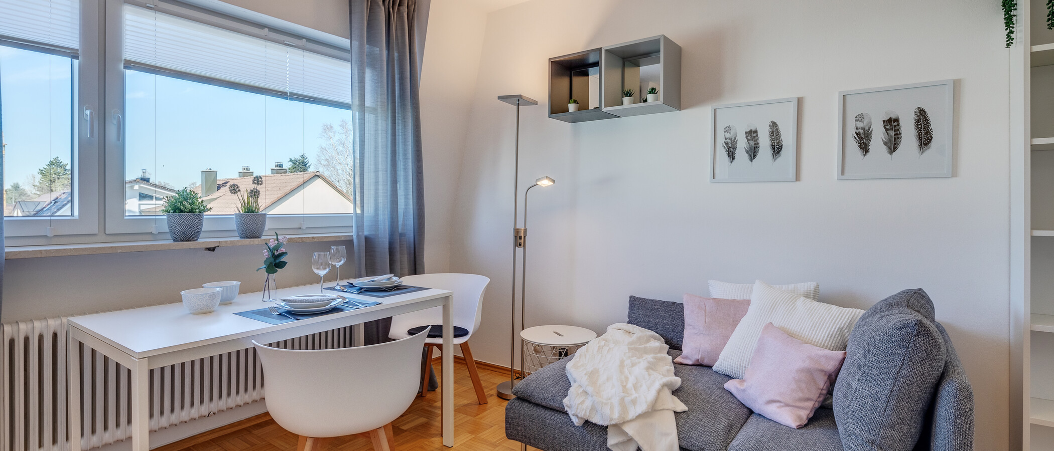 appartement München Fasangarten 01 pièce à vivre 11437