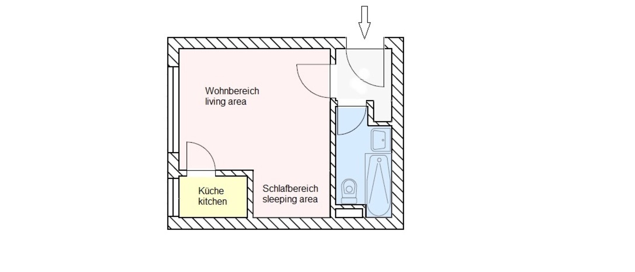 appartement München Fasangarten 01 plan d'étage 11437