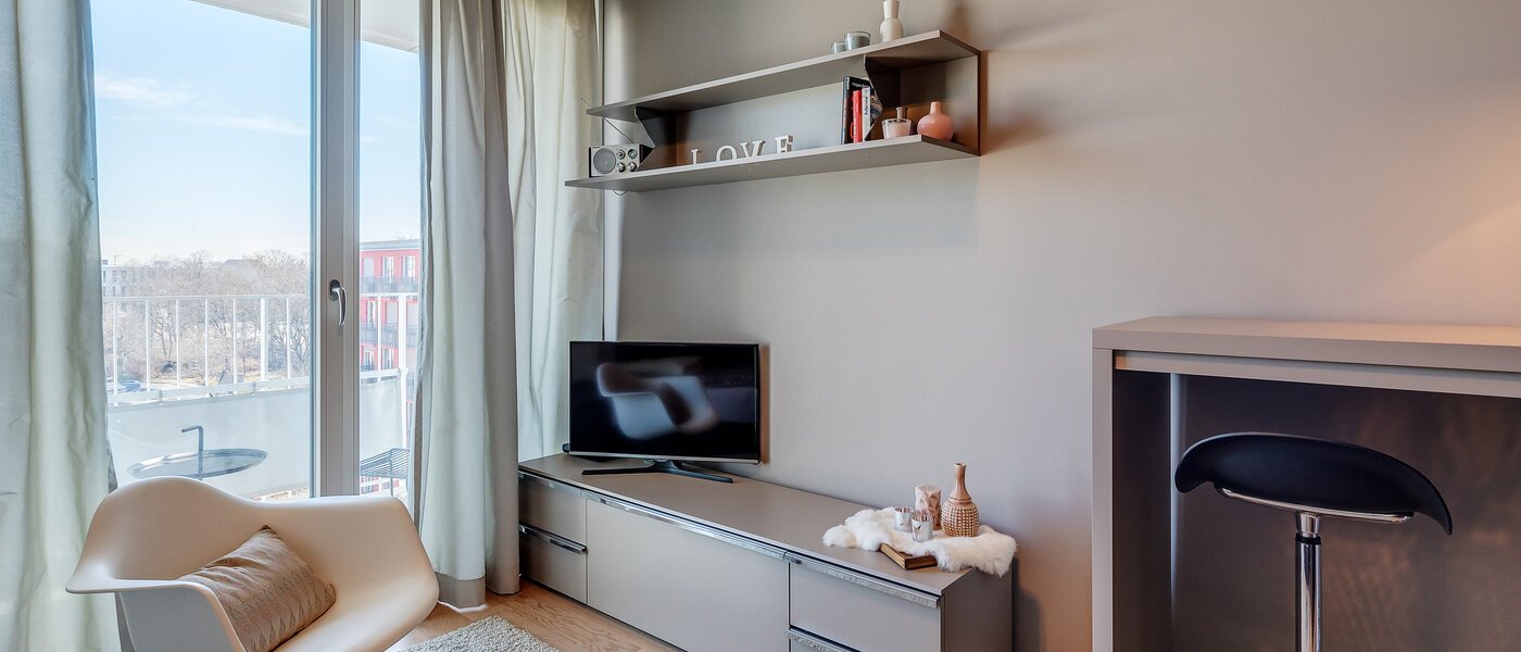 studio München Schwabing-West 01 pièce à vivre 11438