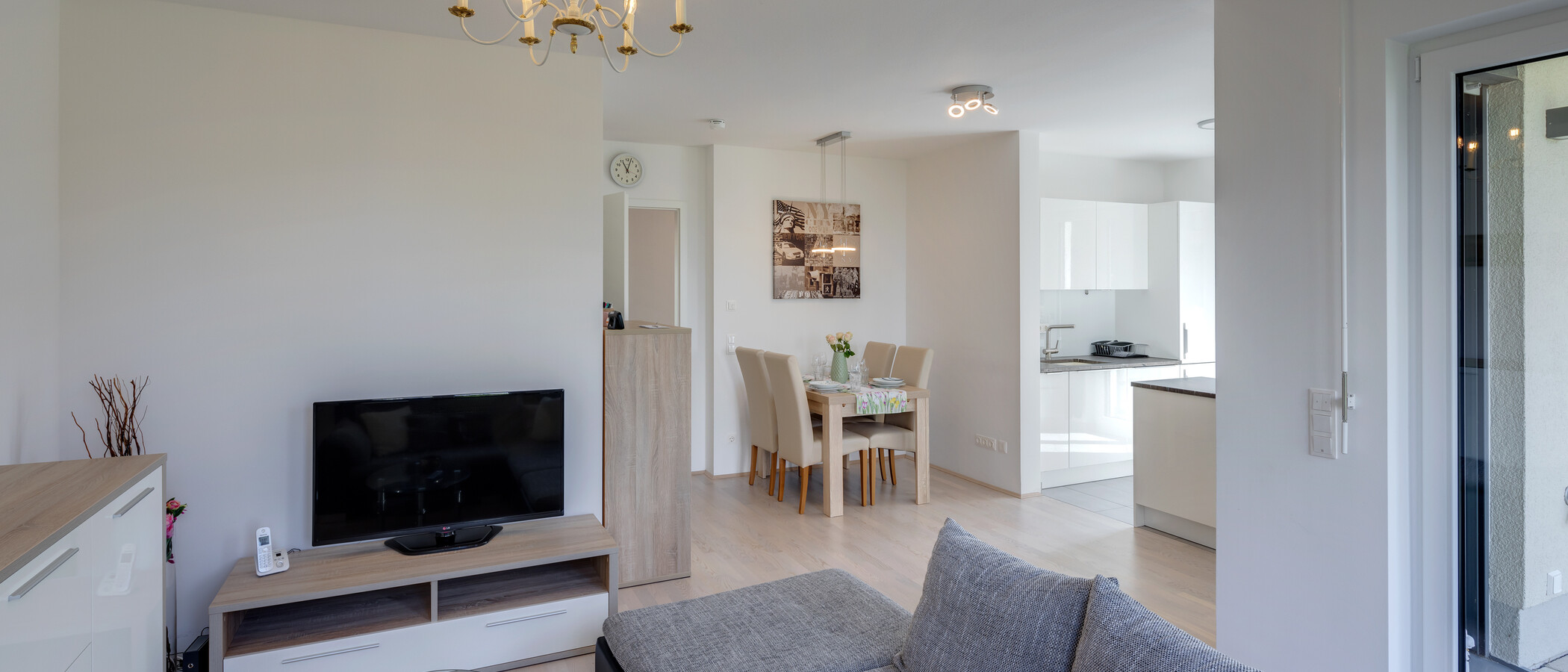 appartement avec jardin München Neuaubing 02 pièce à vivre 11442