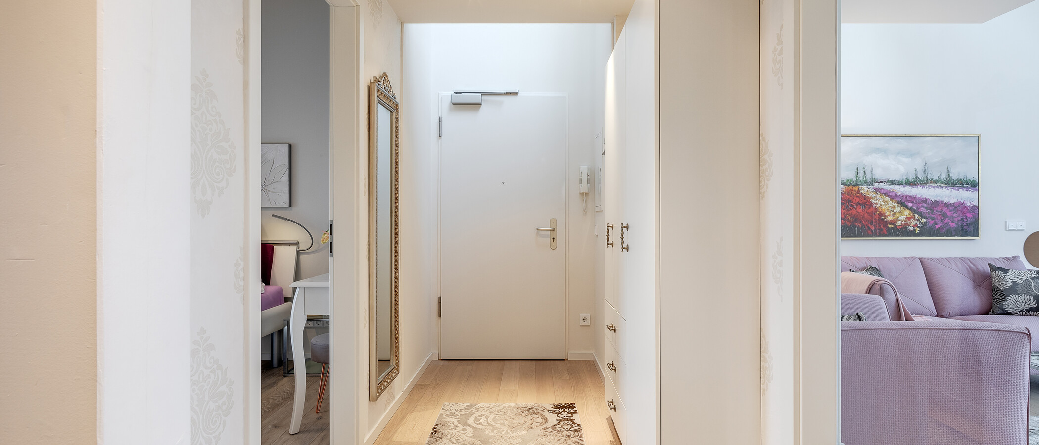 appartement avec mezzanine München Moosach 02 entrée/couloir 11448