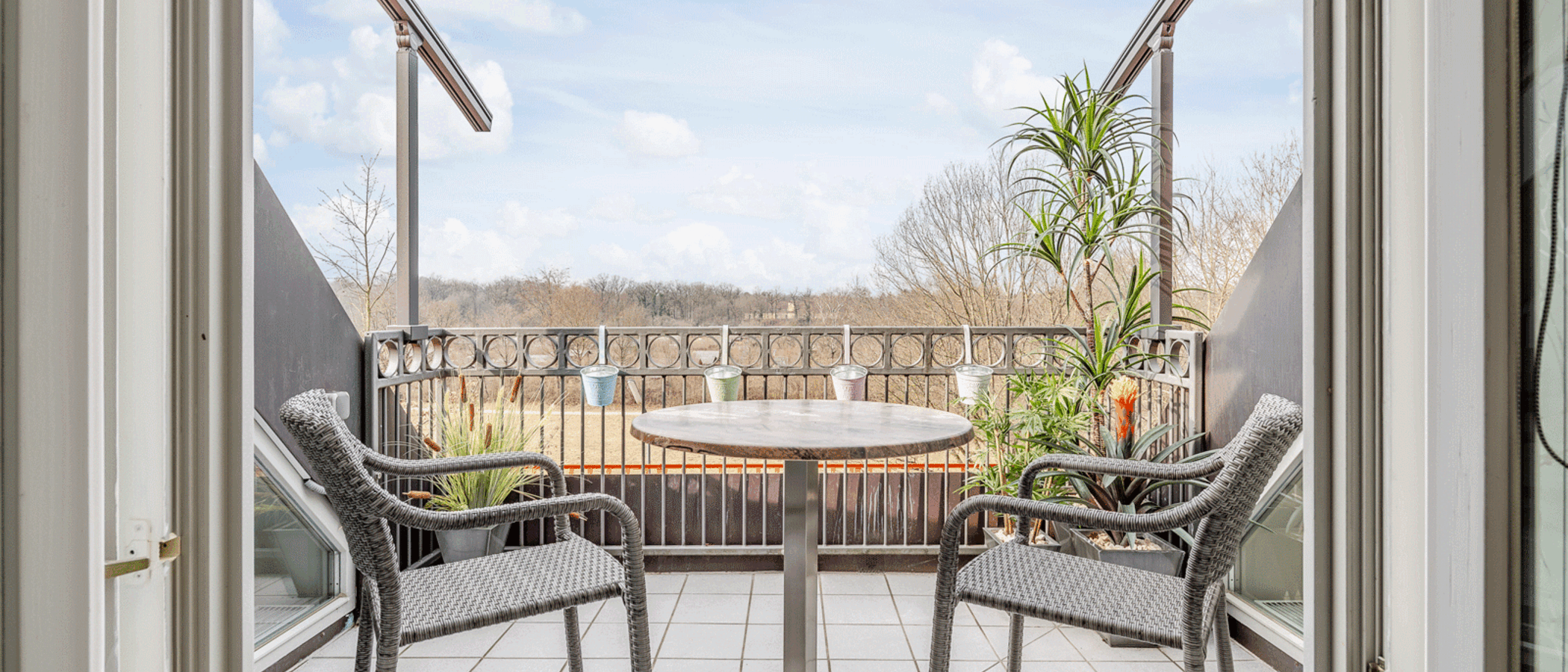 appartement avec mezzanine München Moosach 01 balcon 11448
