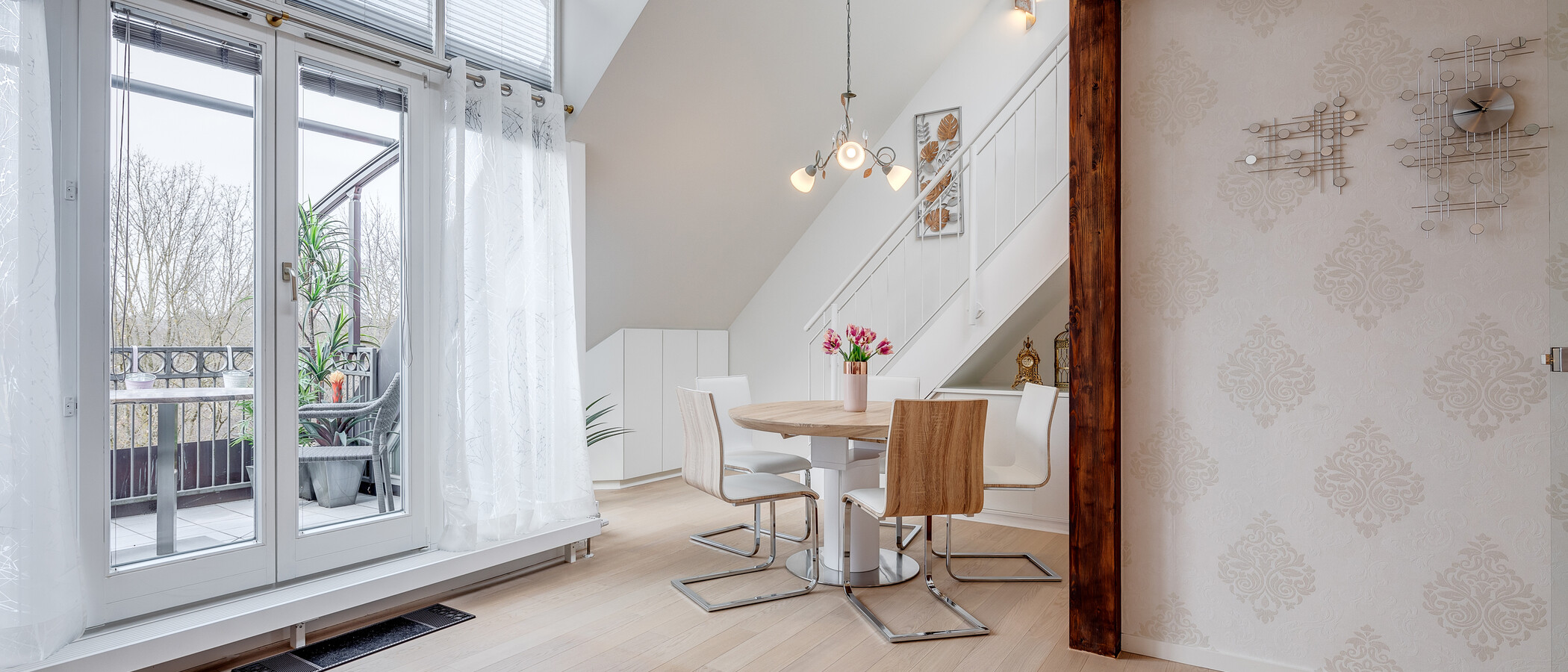appartement avec mezzanine München Moosach 02 pièce à vivre 11448