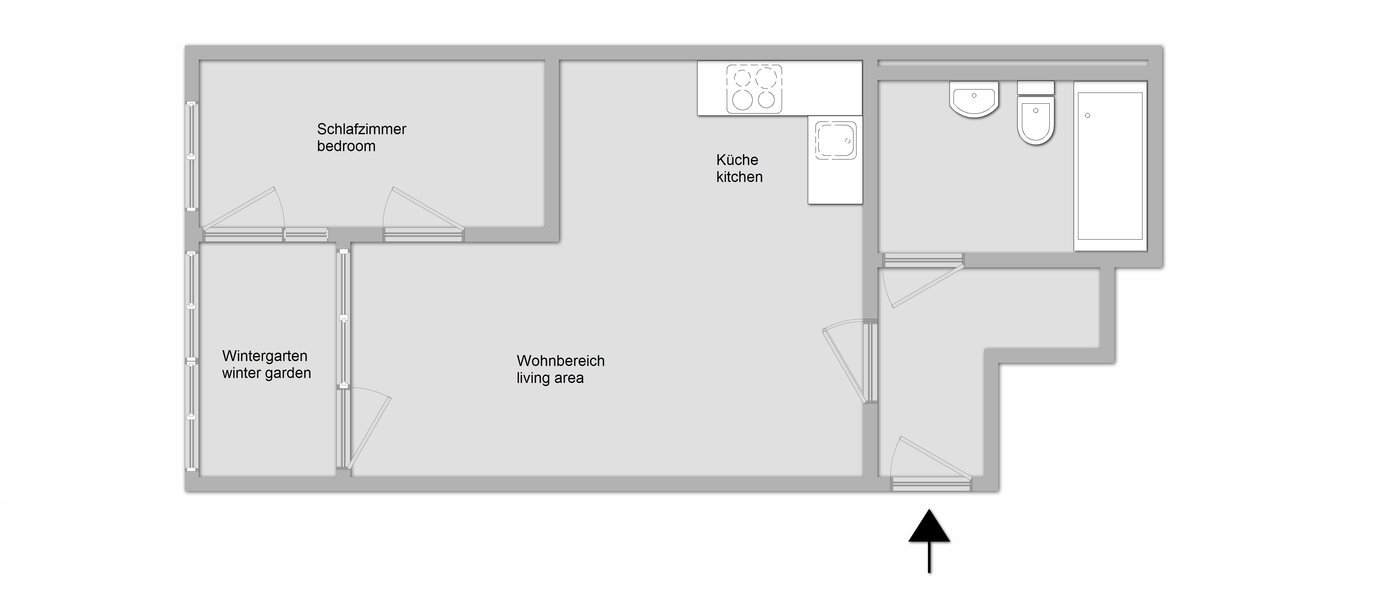 appartement München Sendling-Westpark 01 plan d'étage 11464