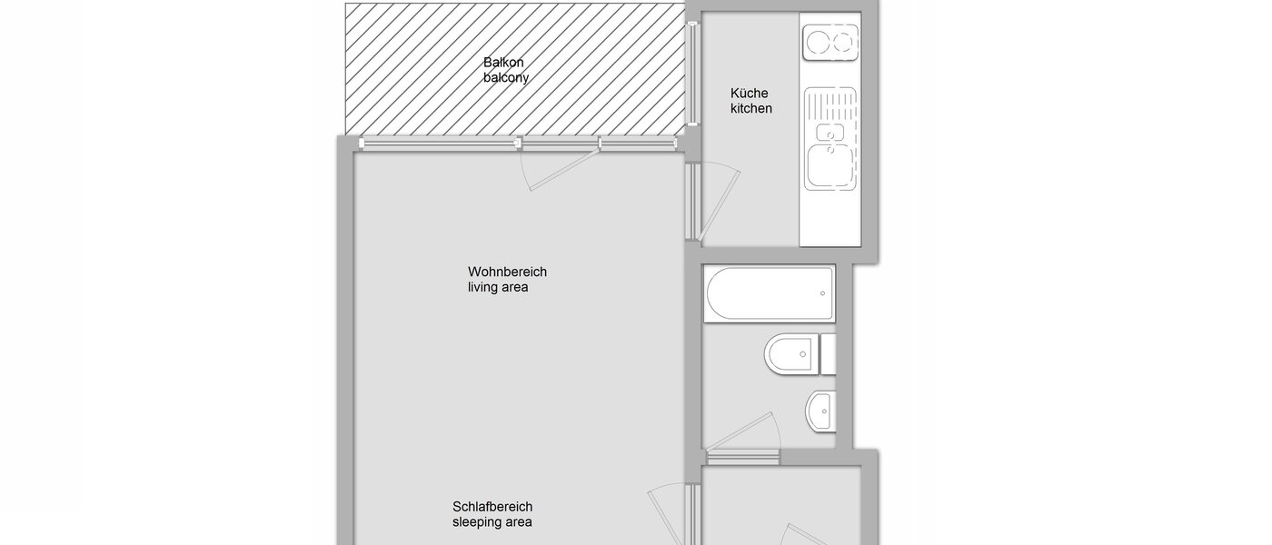 appartement München Moosach 01 plan d'étage 11491