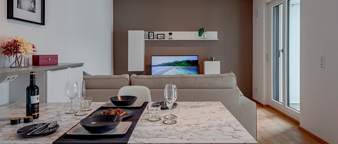 appartement München Riem 01 pièce à vivre 11494