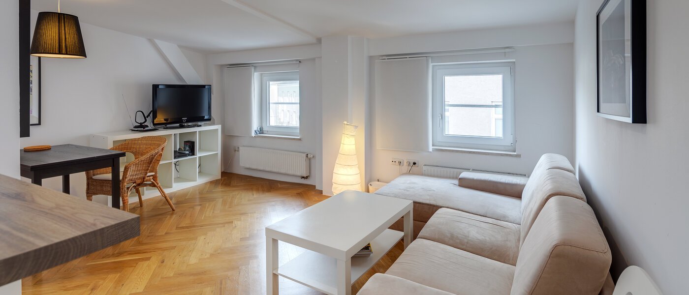 appartement sous les toits München Schwanthalerhöhe 04 pièce à vivre 11507
