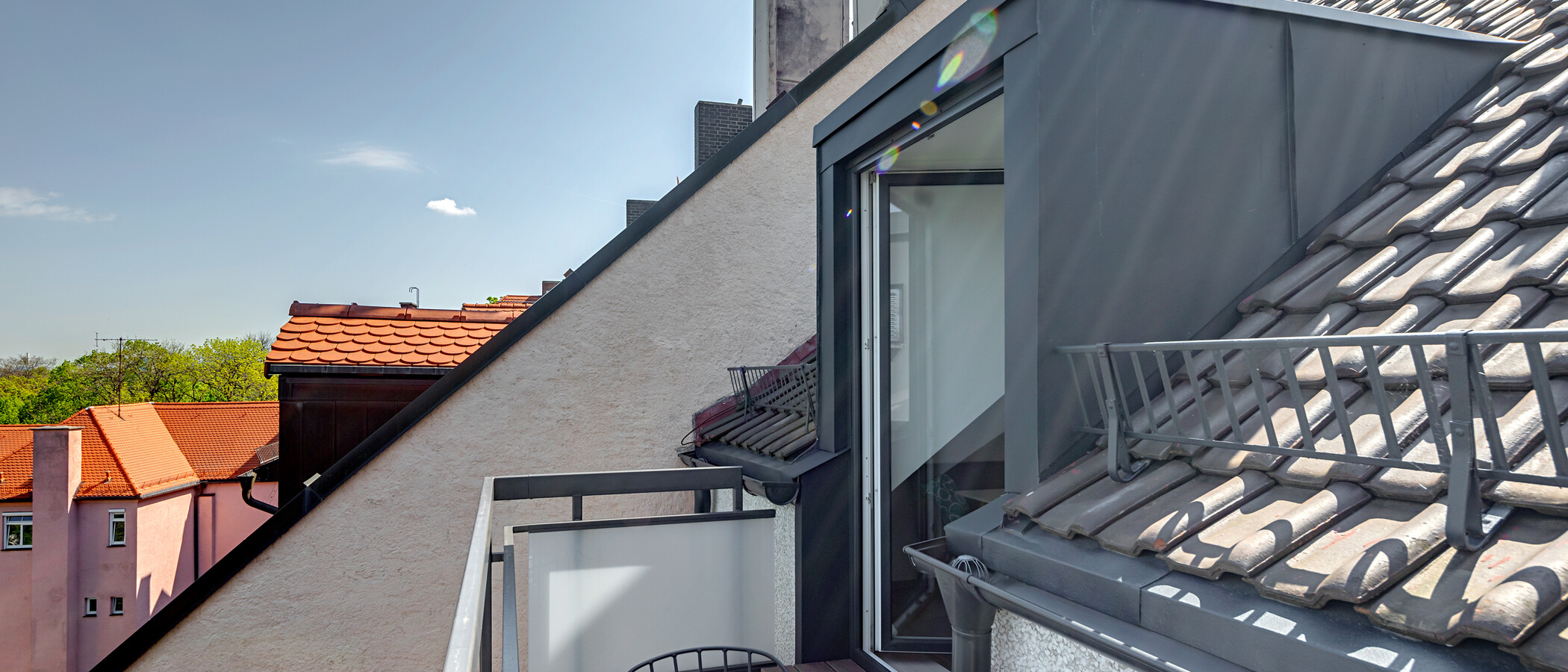 appartement München Altbogenhausen 02 terrasse sur le toit 11532