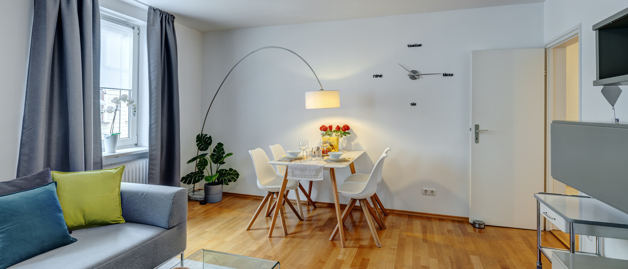 appartement München Lehel 04 salle de séjour 11536
