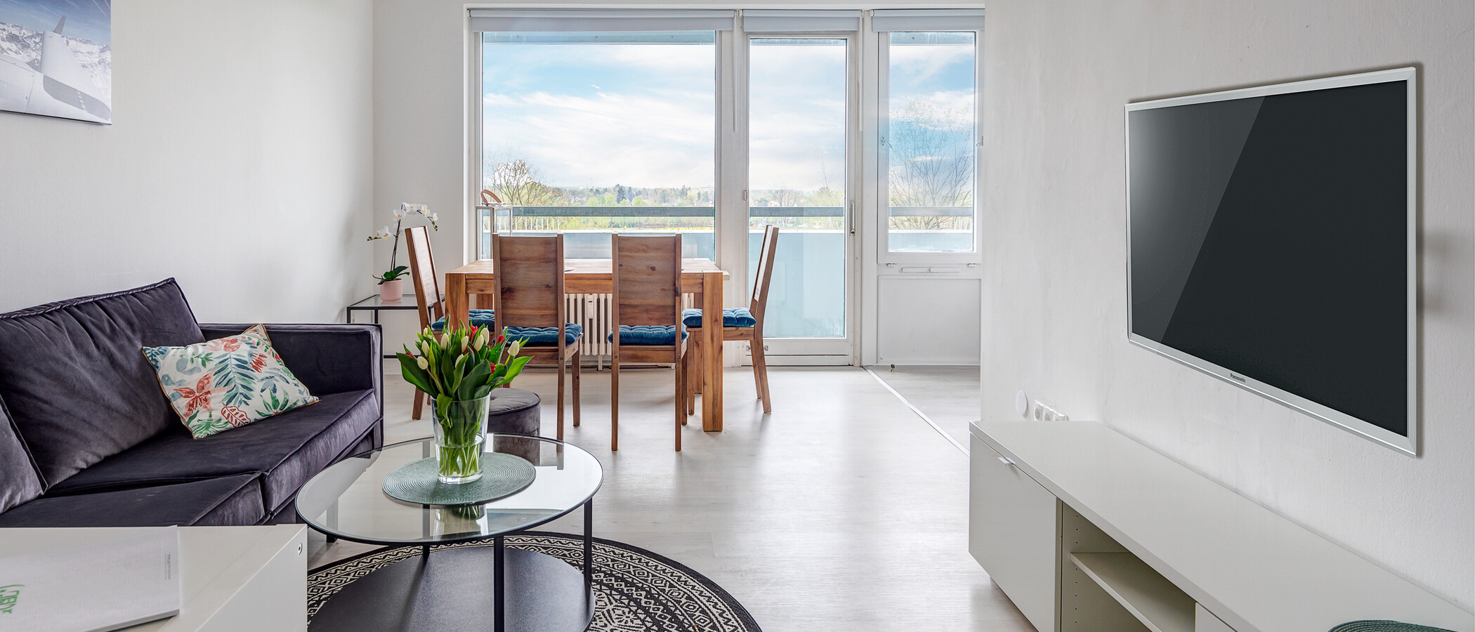 appartement München Parkstadt Solln 02 pièce à vivre 11555