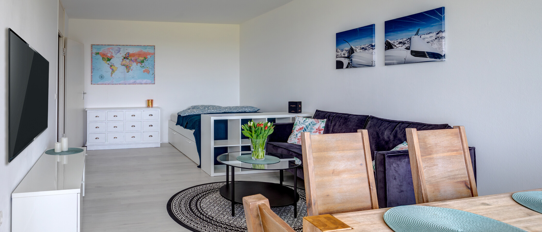 appartement München Parkstadt Solln 05 pièce à vivre 11555
