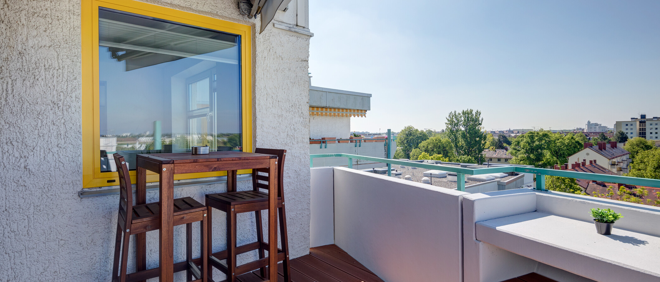 appartement München Sendling-Westpark 02 terrasse sur le toit 11577