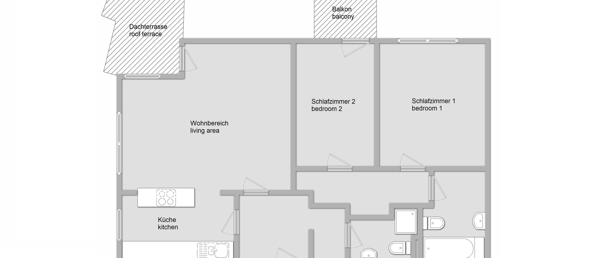 appartement München Sendling-Westpark 01 plan d'étage 11577