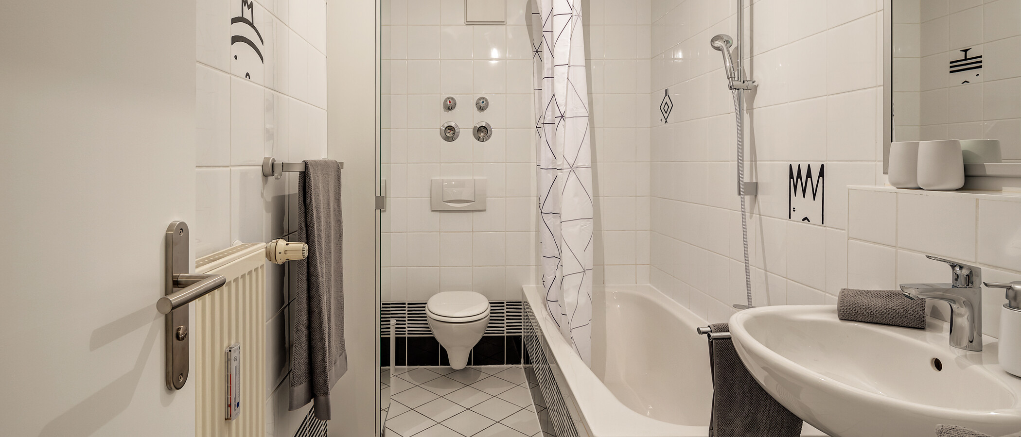 appartement München Schwabing-West (rund um den Hohenzollernplatz) 01 salle de bain 11583