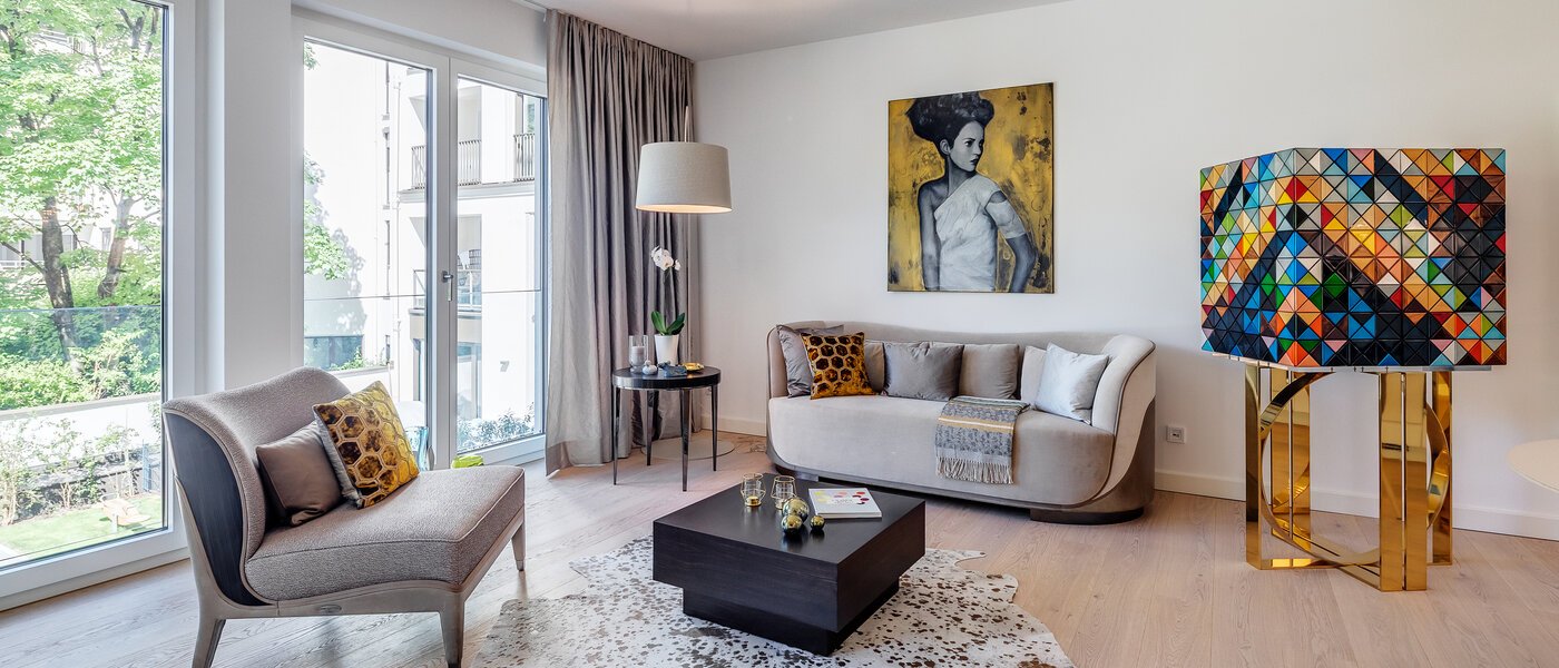 appartement München Maxvorstadt 01 pièce à vivre 11609