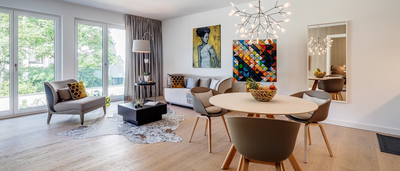 appartement München Maxvorstadt 02 pièce à vivre 11609