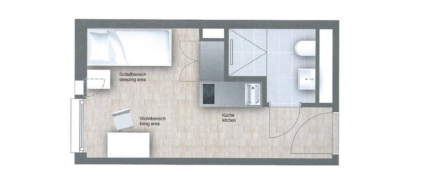 appartement München Pasing 01 plan d'étage 11618