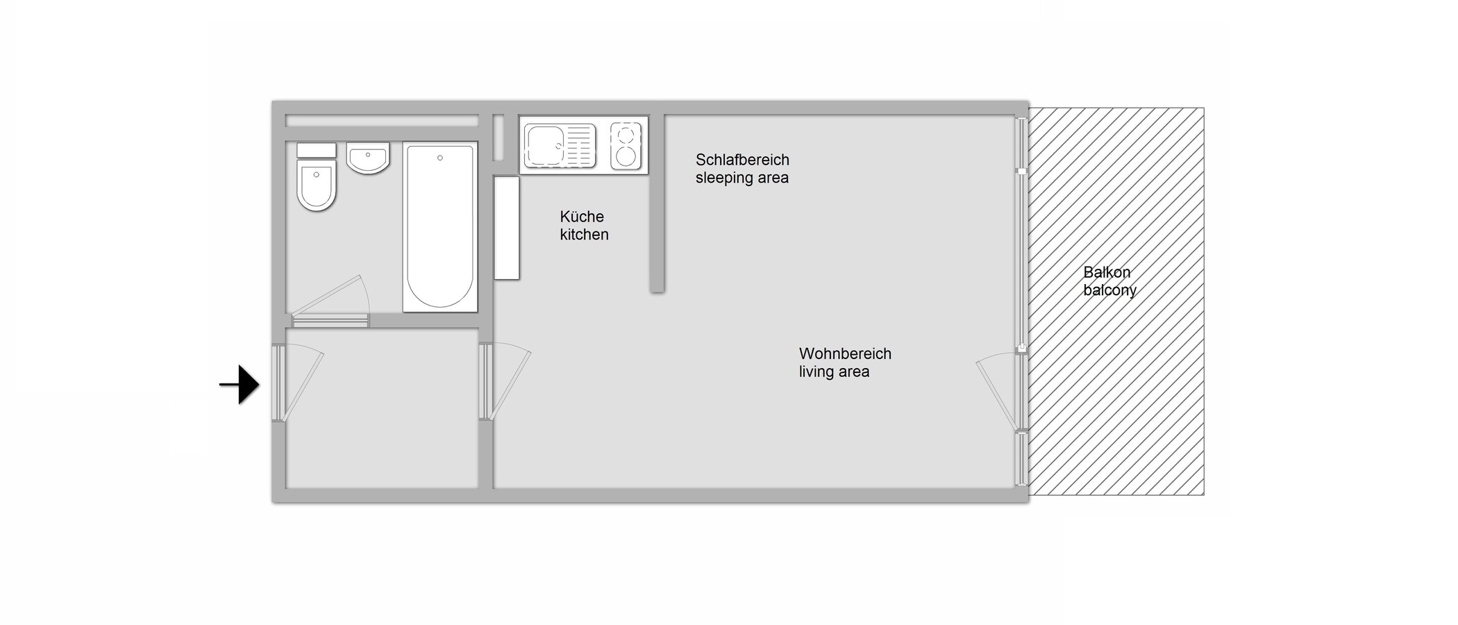 appartement München Olympiadorf 01 plan d'étage 11620