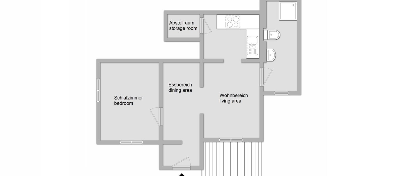 appartement Oberhaching 01 plan d'étage 11644