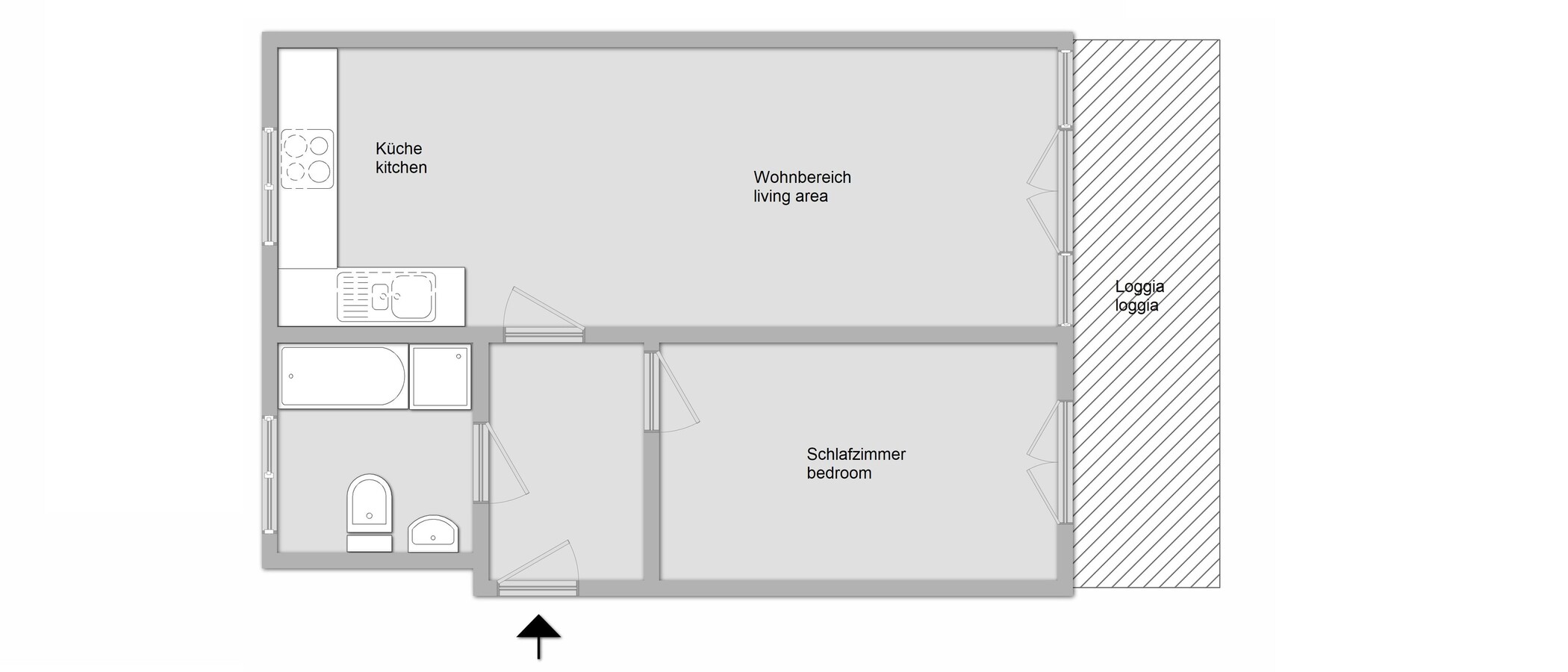 appartement München Messestadt Riem 01 plan d'étage 11711