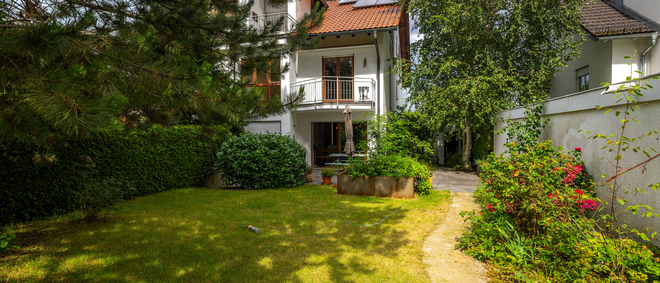 maison mitoyenne München Harlaching 01 jardin 11748