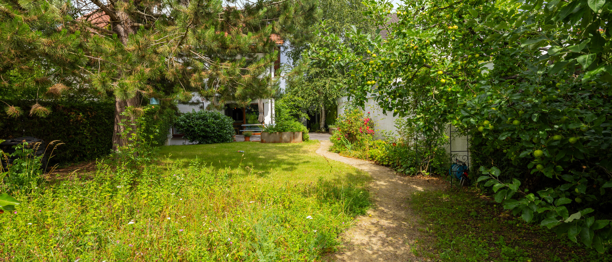 maison mitoyenne München Harlaching 02 jardin 11748